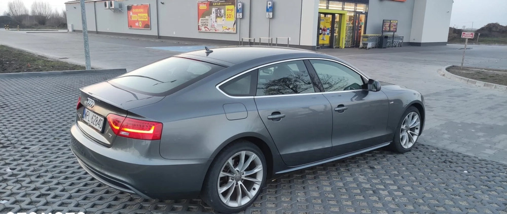 Audi A5 cena 73500 przebieg: 114550, rok produkcji 2015 z Płock małe 172